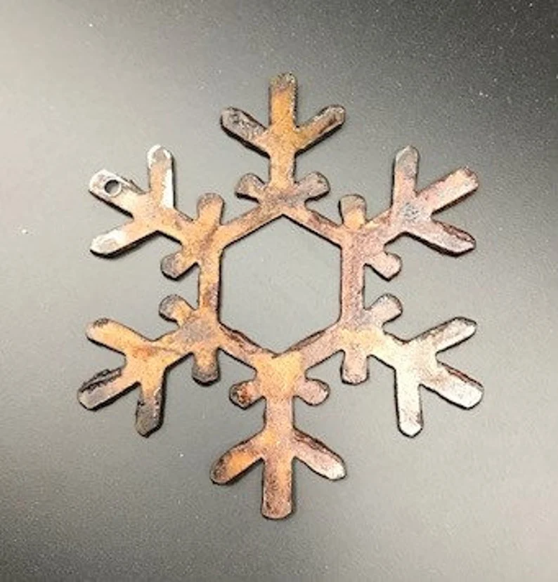 Rusty Metal Snow Flake #3