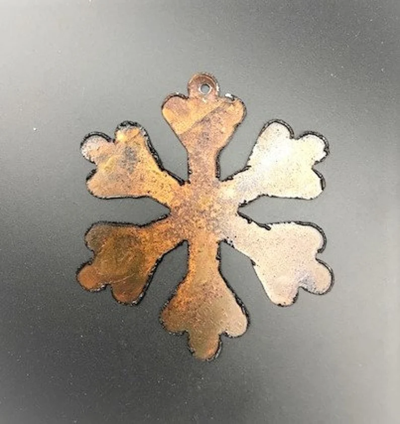Rusty Metal Snow Flake #2